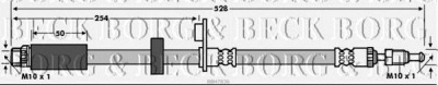 BORG & BECK bbh7836 -  Тормозной шланг